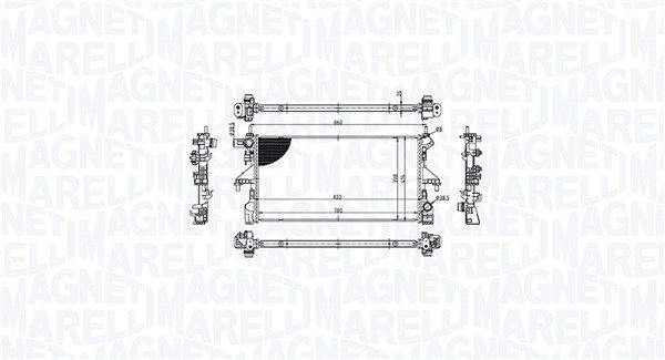 Kühler Wasserkühler Motorkühler