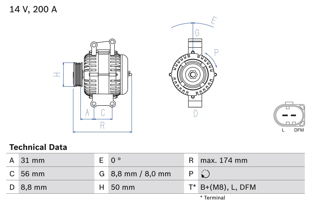 Lichtmaschine Generator