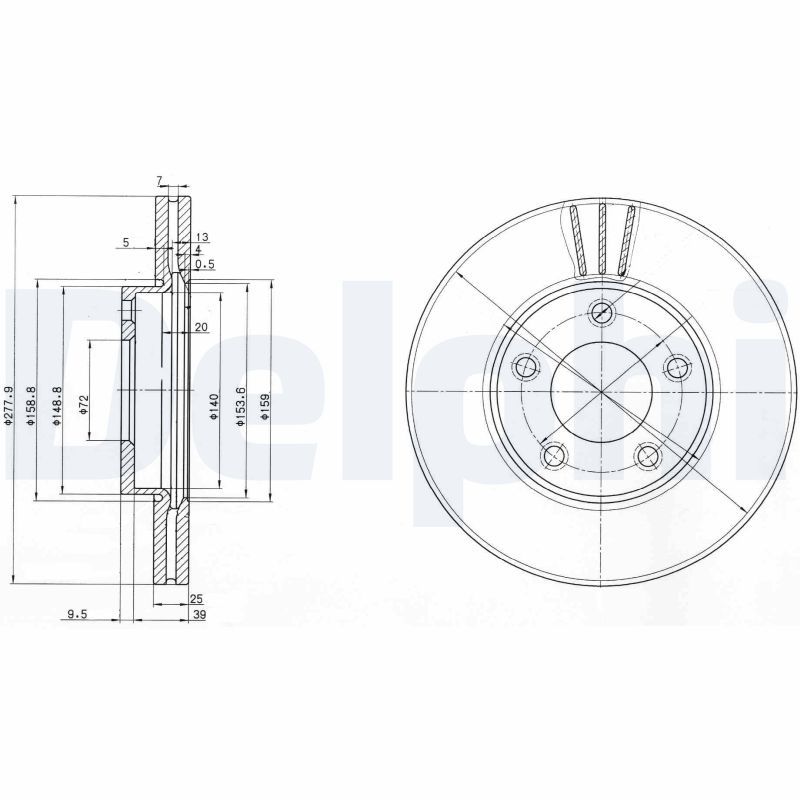 Bremsscheibe Scheibenbremse