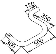 Abgasrohr Hosenrohr Flexrohr