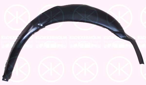 Set: 2 × Radhausreparaturblech hinten