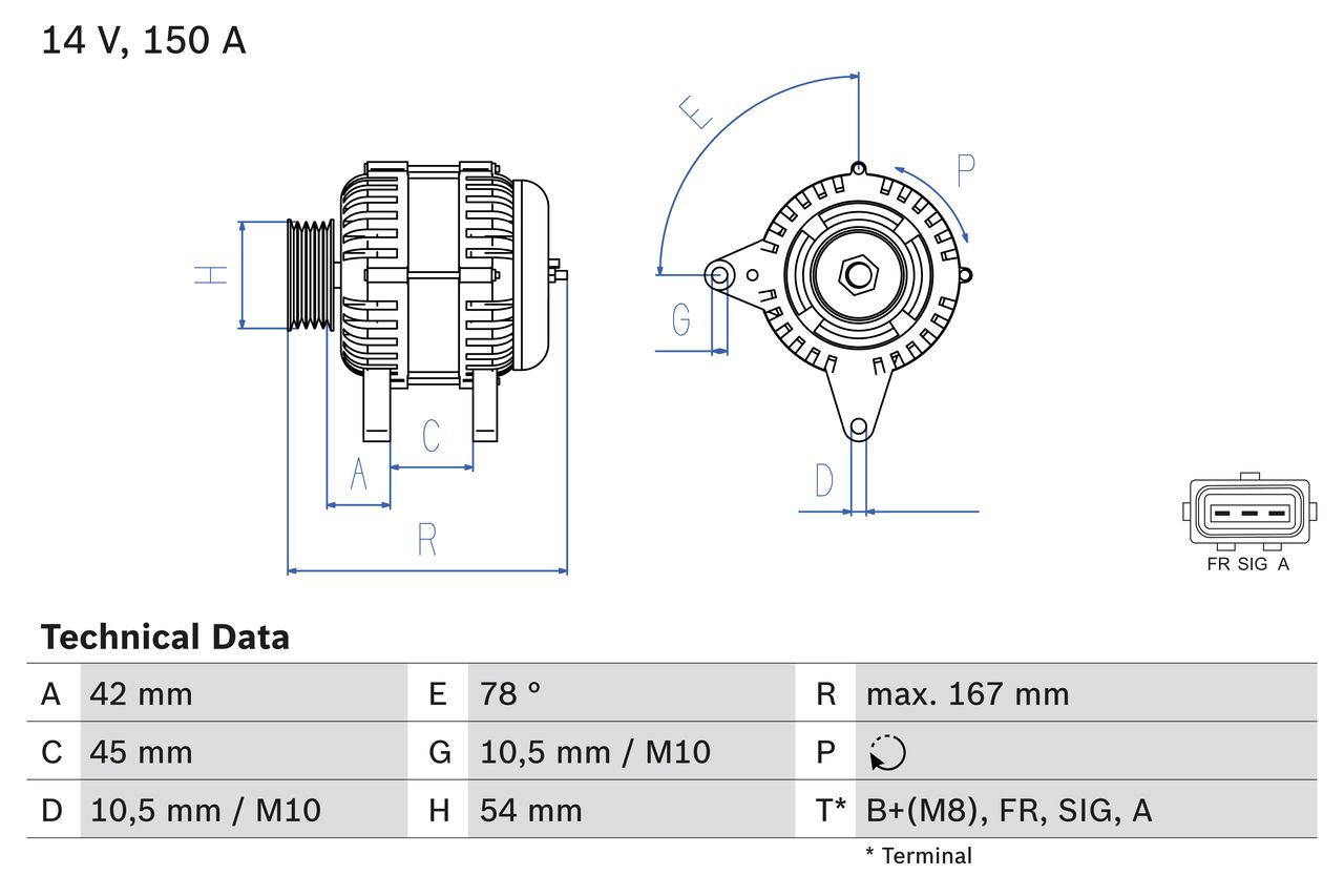 Lichtmaschine Generator