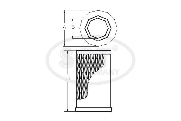 Luftfilter Motorluftfilter Filter
