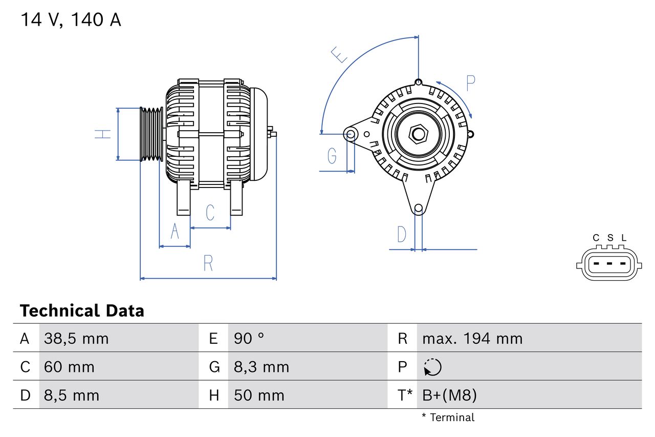 Lichtmaschine Generator