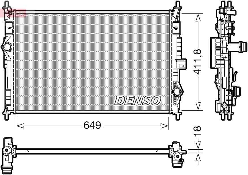 Kühler Wasserkühler Motorkühler