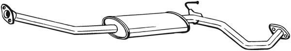 Mittelschalldämpfer Auspuff