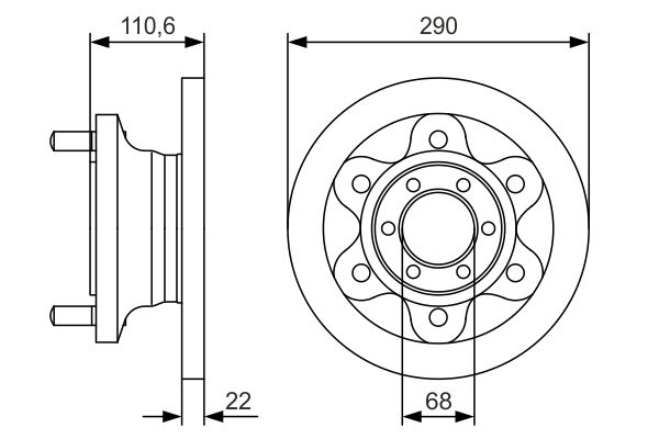 Bremsscheibe Scheibenbremse