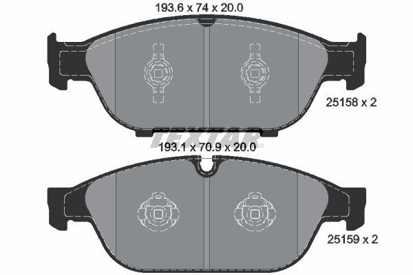 Bremsbelag Satz Bremsscheibe Scheibenbremse