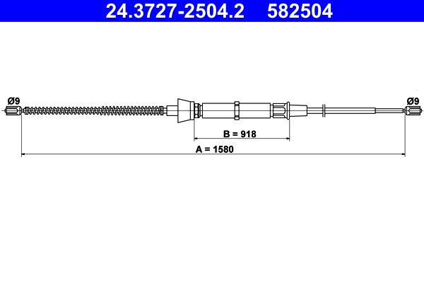 Feststellbremsseil