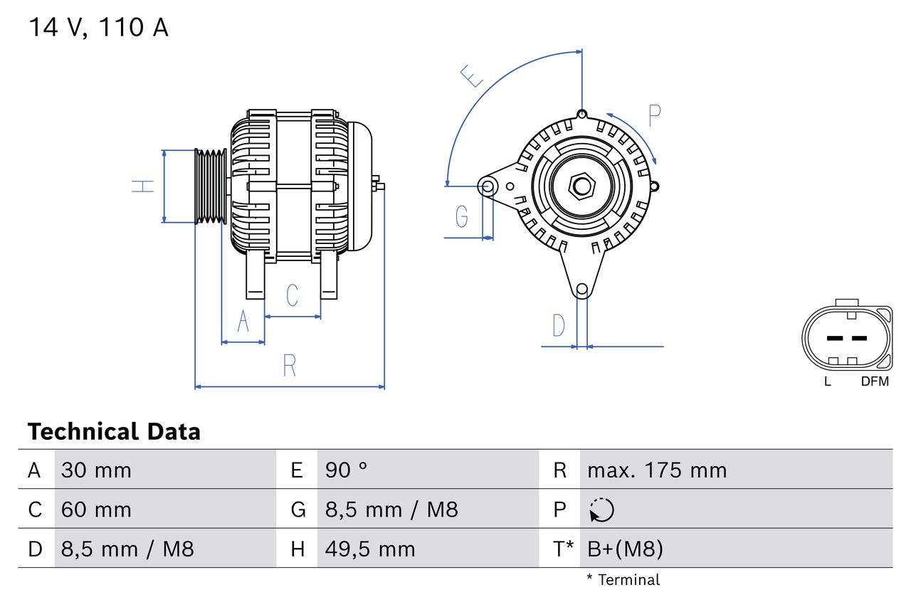 Lichtmaschine Generator