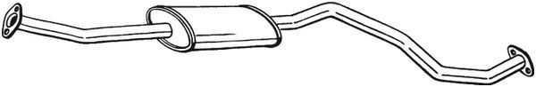 Mittelschalldämpfer Auspuff