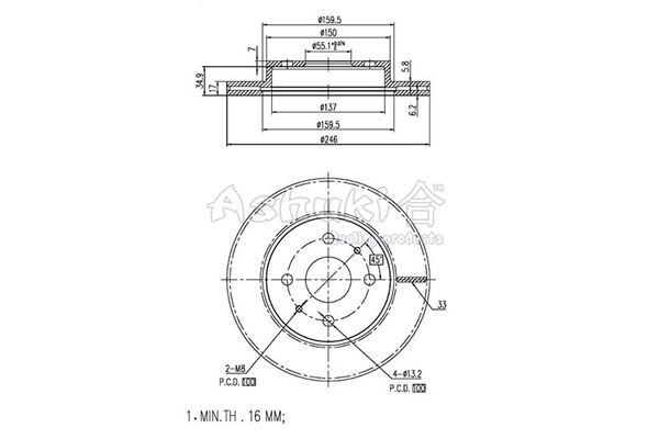 Bremsscheibe Scheibenbremse