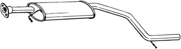 Mittelschalldämpfer Auspuff