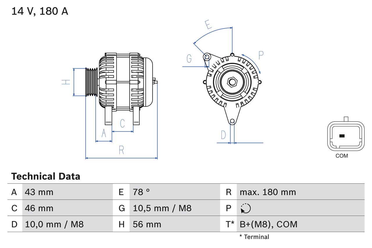 Lichtmaschine Generator