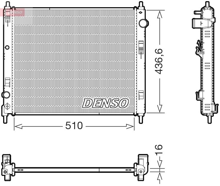 Kühler Wasserkühler Motorkühler