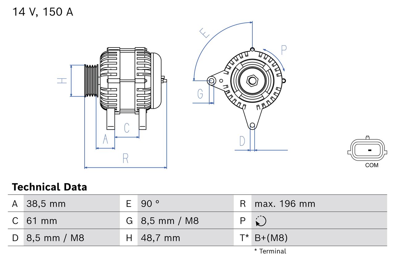 Lichtmaschine Generator