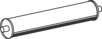 Mittelschalldämpfer Auspuff