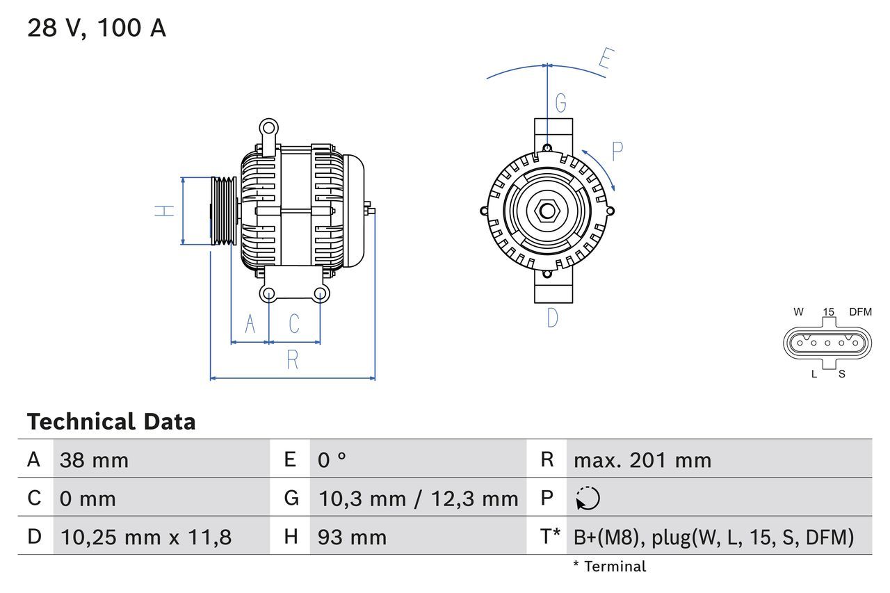 Lichtmaschine Generator