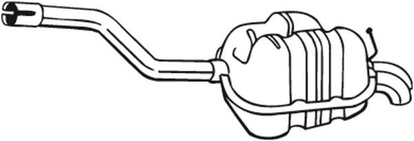Endschalldämpfer hinten