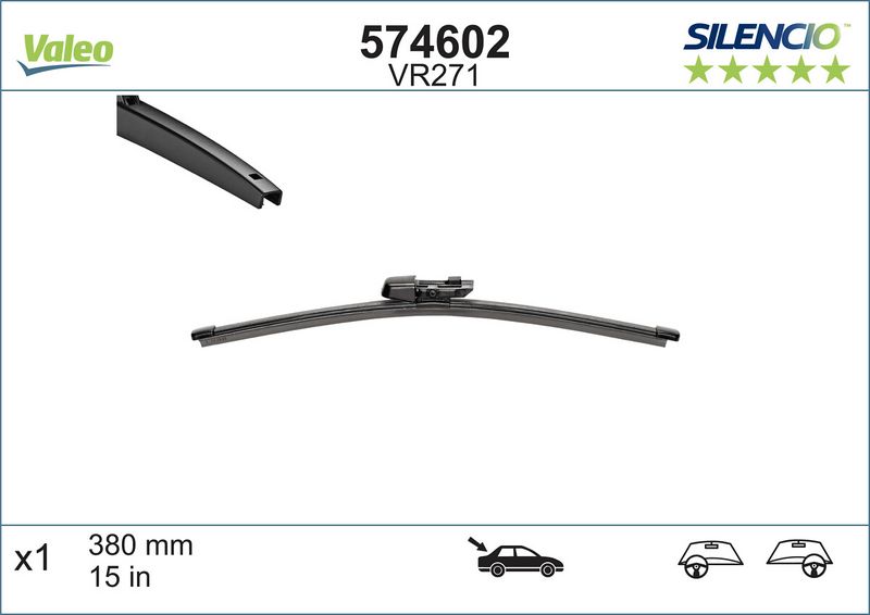 Wischerblatt silencio xtrm-płaskie