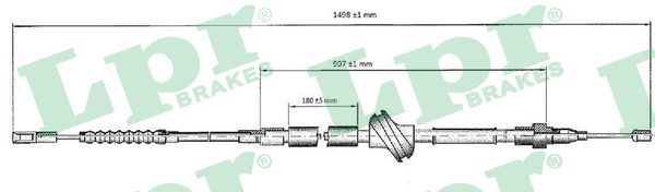 Handbremsseile Set 2 Stück
