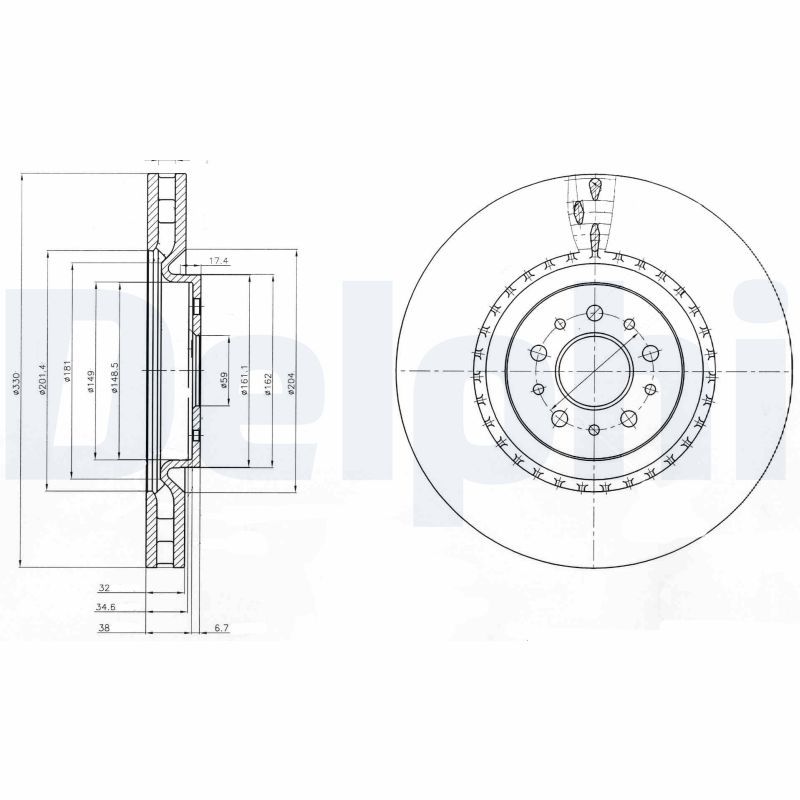 Bremsscheibe Scheibenbremse