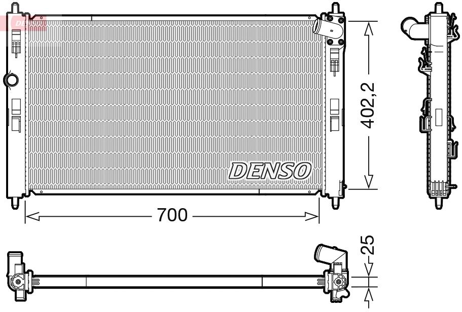 Kühler Wasserkühler Motorkühler