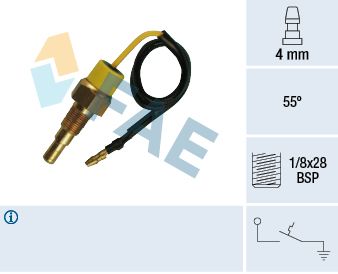 Temperaturschalter Kühlmittelwarnlampe