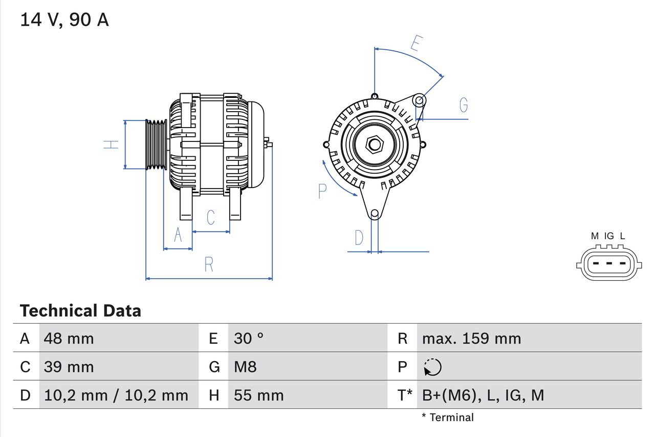Lichtmaschine Generator