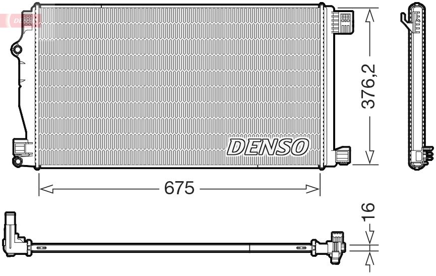 Kühler Wasserkühler Motorkühler