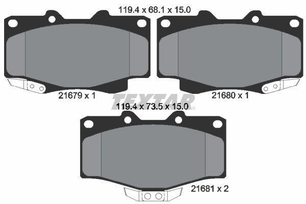 Bremsbelag Satz Bremsscheibe Scheibenbremse