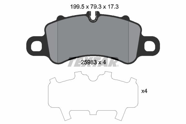 Bremsbelag Satz Bremsscheibe Scheibenbremse