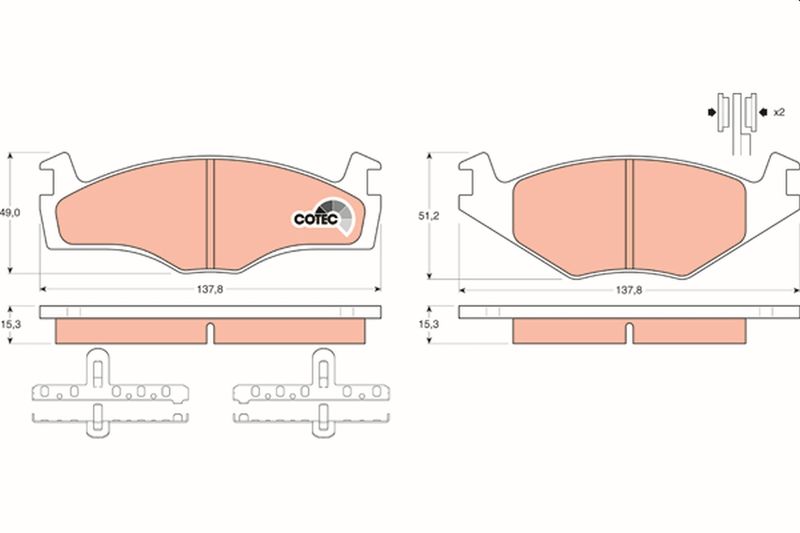 Bremsbeläge