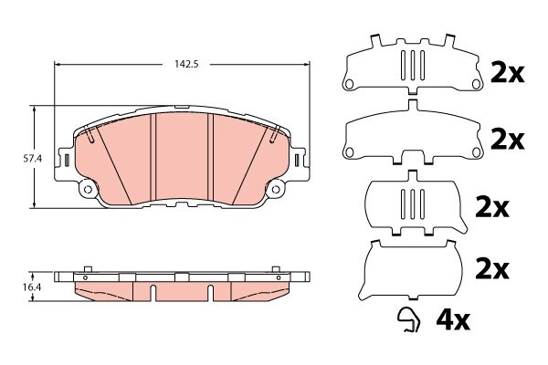Bremsbeläge
