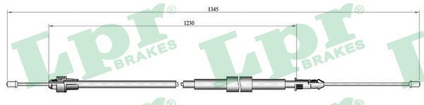 Handbremsseile Set 2 Stück