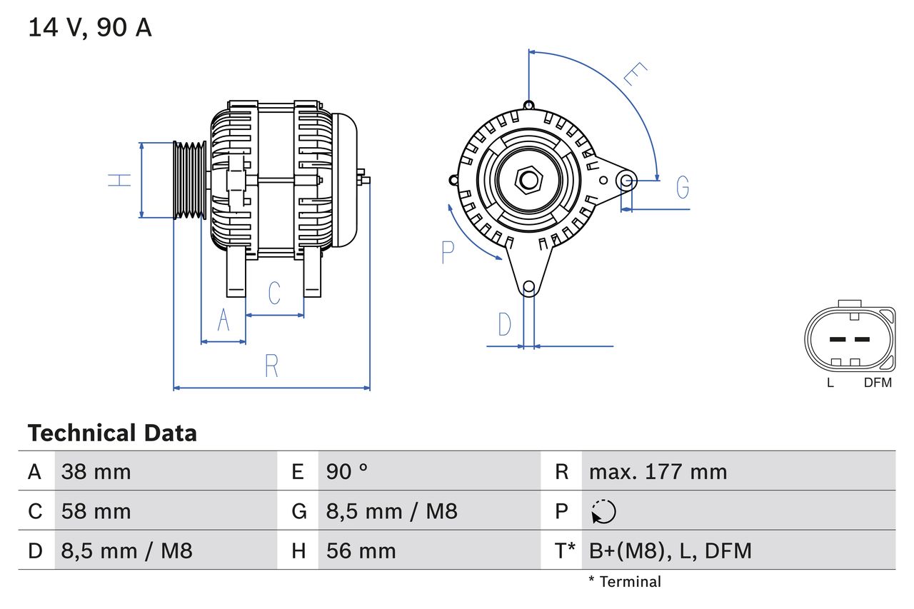 Lichtmaschine Generator