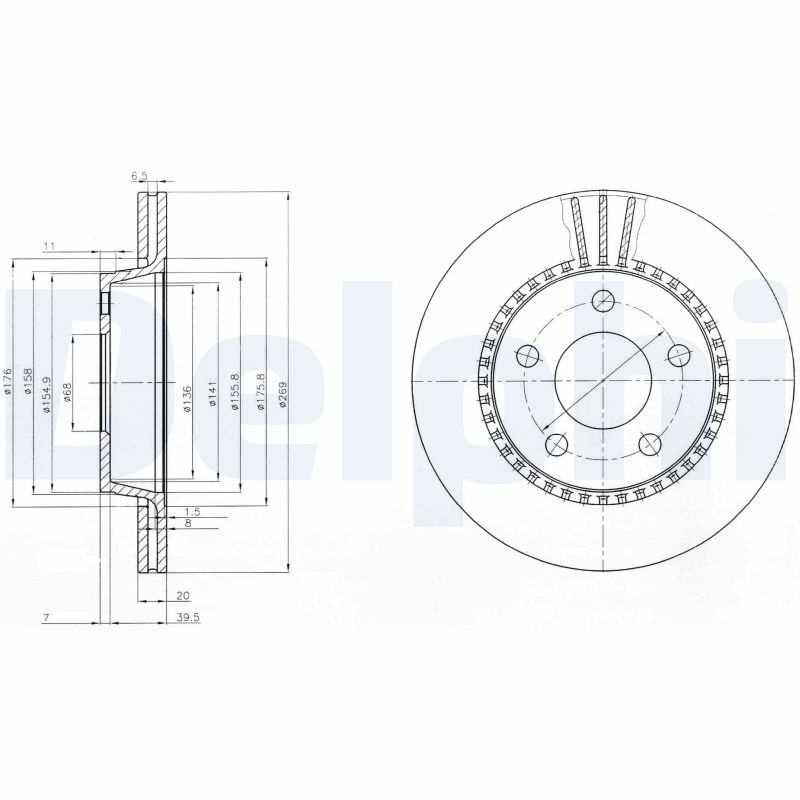 Bremsscheibe Scheibenbremse