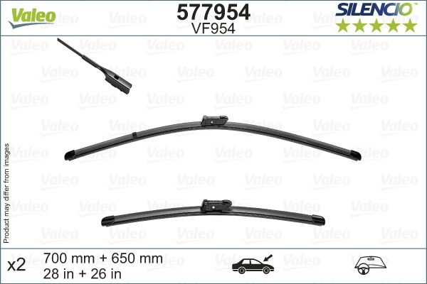 Scheibenwischer Silencio xtrm-flach (2 Stk.)