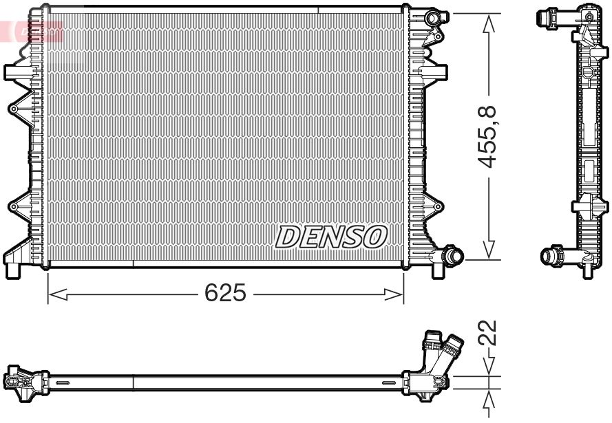Kühler Wasserkühler Motorkühler