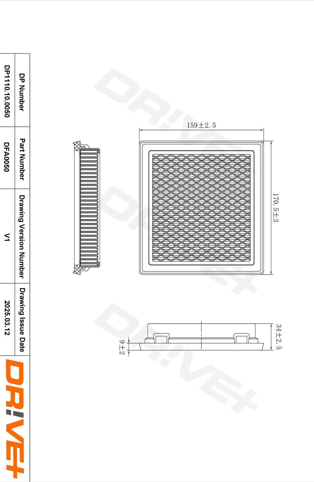 Luftfilter Motorluftfilter Filter