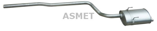 Endschalldämpfer Auspuff Schalldämpfer