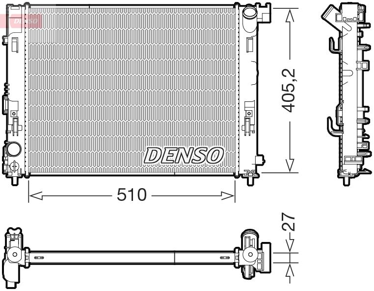 Kühler Wasserkühler Motorkühler
