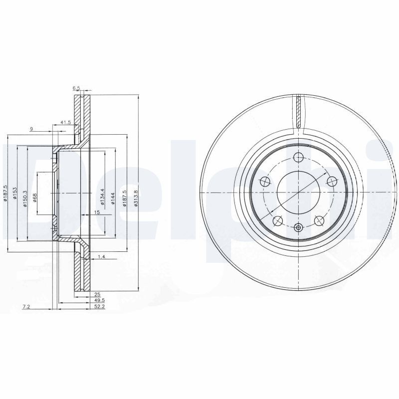 Bremsscheibe Scheibenbremse