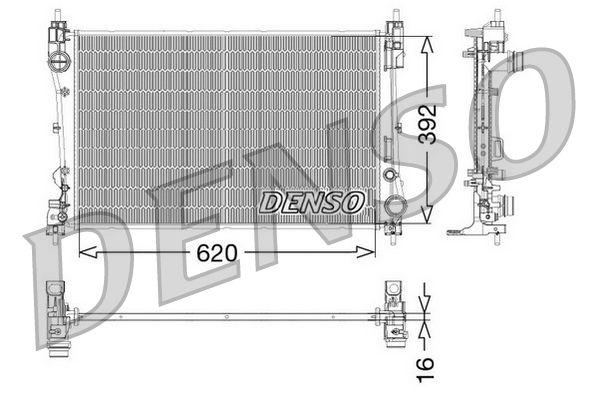 Kühler Wasserkühler Motorkühler