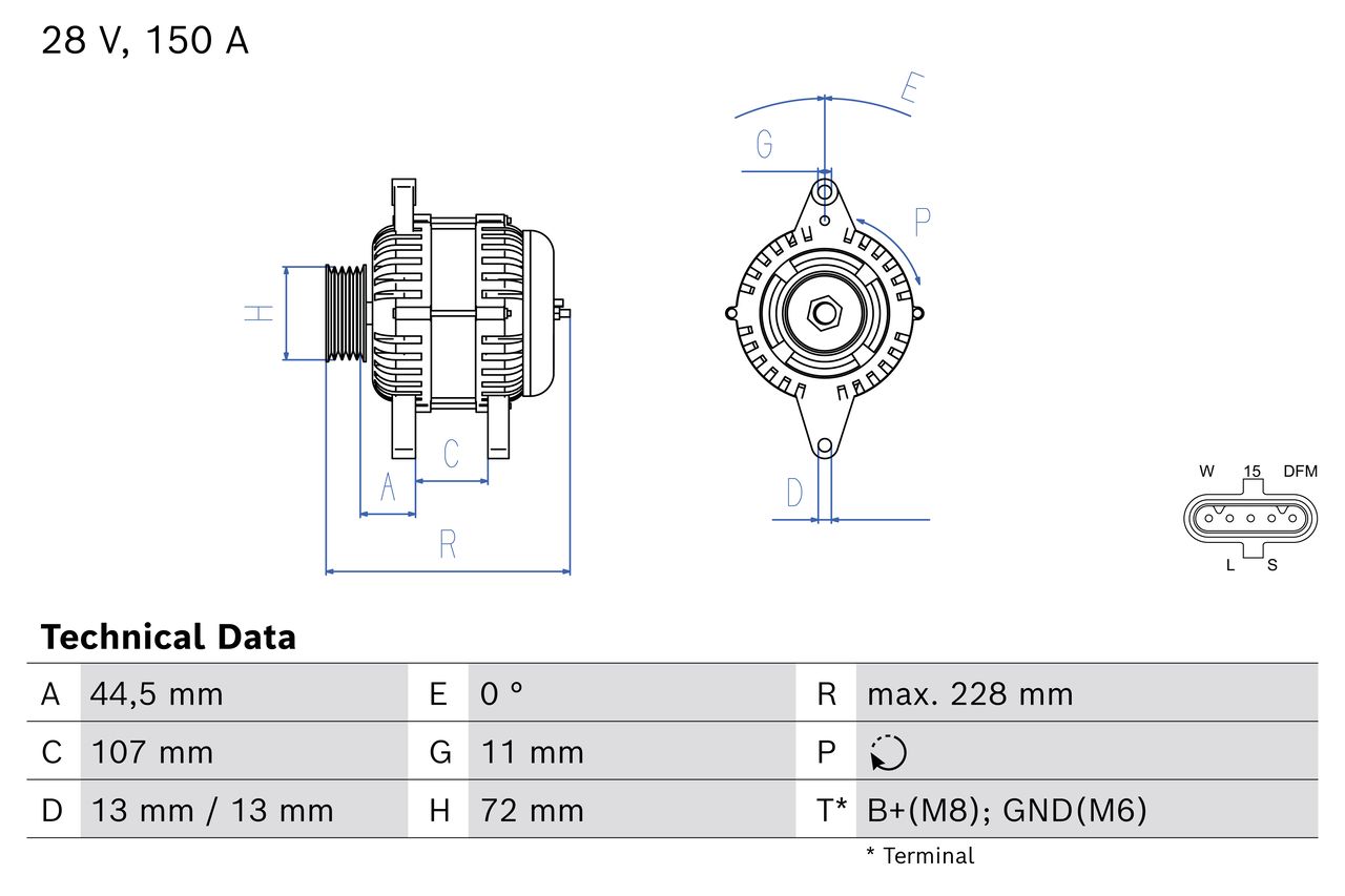 Lichtmaschine Generator