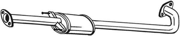Mittelschalldämpfer Auspuff