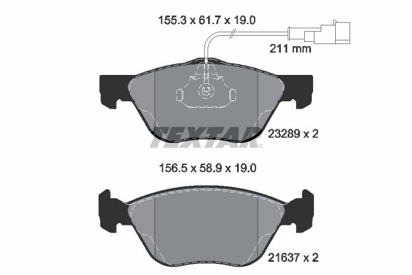 Bremsbelag Satz Bremsscheibe Scheibenbremse