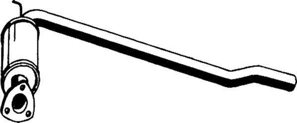 Mittelschalldämpfer Auspuff