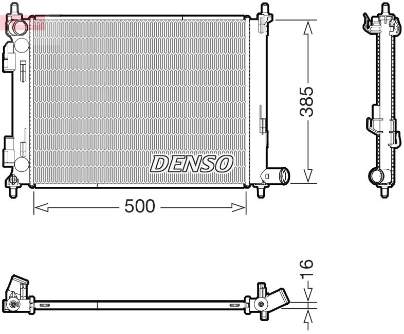 Kühler Wasserkühler Motorkühler