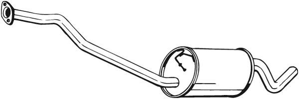 Mittelschalldämpfer Auspuff